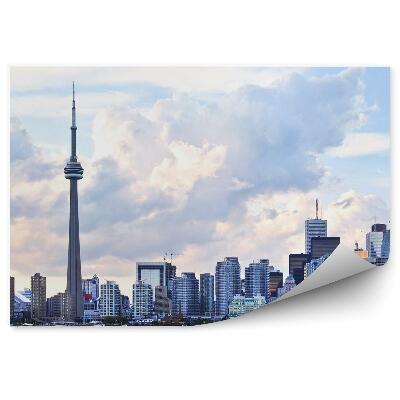 Fototapeta na stenu Toronto modré sivé mraky budovy