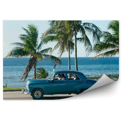 Fototapeta na stenu Klasický automobil - havana - kuba
