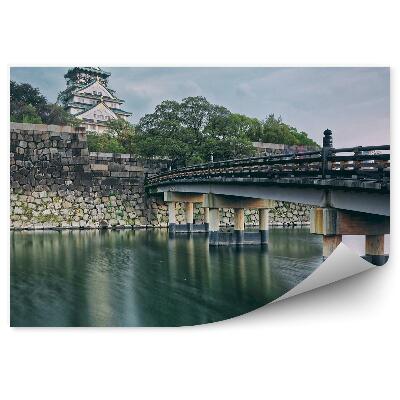 Fototapeta na stenu Hrad V Osake Západ Slnka Japonsko