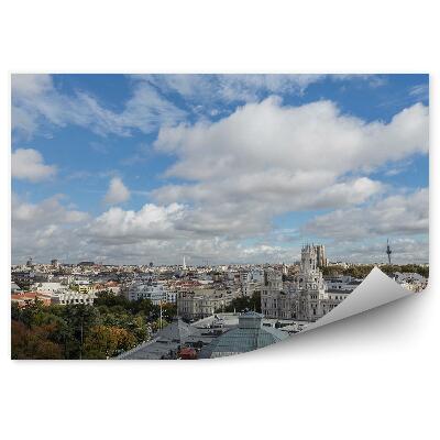 Fototapeta na stenu Budovy Stromy Obloha Mraky Madras