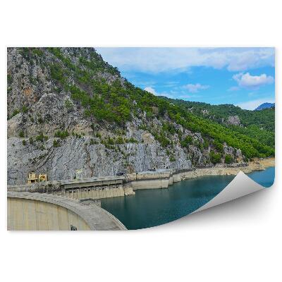 Fototapeta Priehrada na jazere