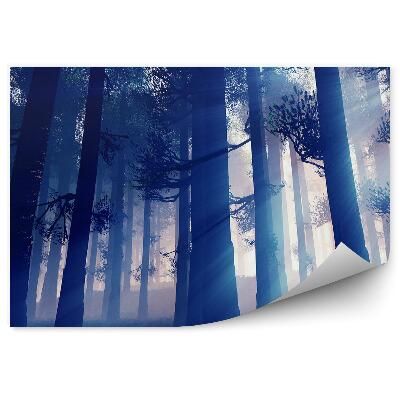 Fototapeta na stenu Tmavá lesná hmla fantázia