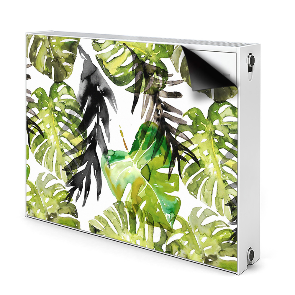 Dekoračný magnet na radiátor Tropické listy monstera