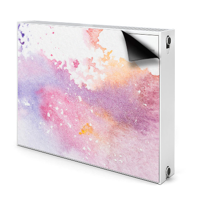 Dekoračný magnet na radiátor Akvarelové pastelové farebné škvrny