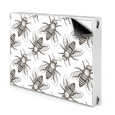 Dekoračný magnet na radiátor Včely v opakovanom vzore