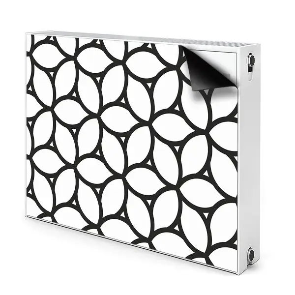 Dekoračný magnet na radiátor Kvetinový geometrický opakujúci sa vzor