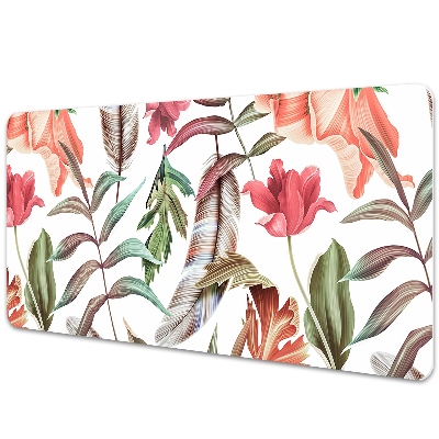 Veľká podložka na stôl Rastliny na bielom pozadí