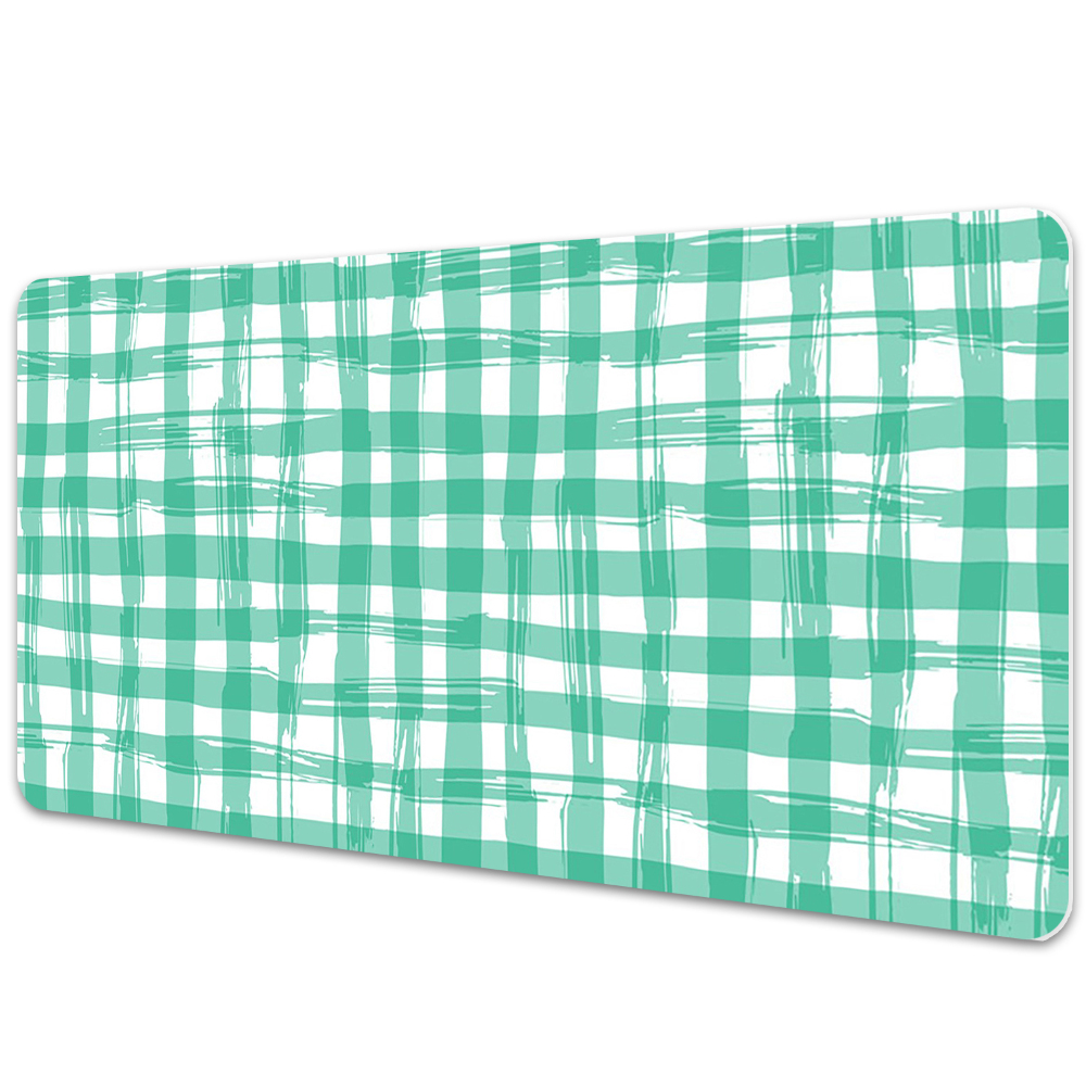 Podložka na písací stôl Geometrický zelený šach