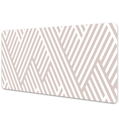 Podložka na písací stôl Geometrické diagonálne pruhy