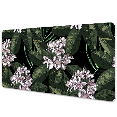 Veľká podložka na stôl Kvety z tropického ostrova