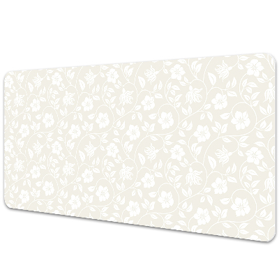 Veľká podložka na stôl Kvety na tapete