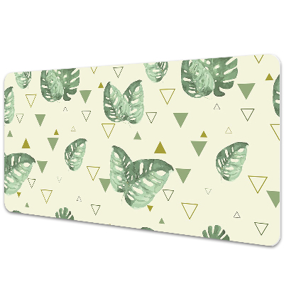 Podložka na písací stôl Monstera a geometrické tvary
