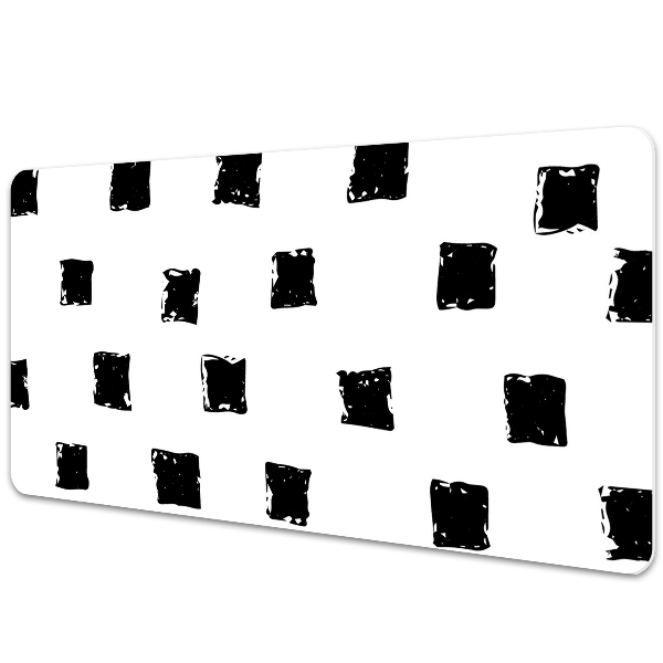 Podložka na písací stôl Maľované geometrické štvorce