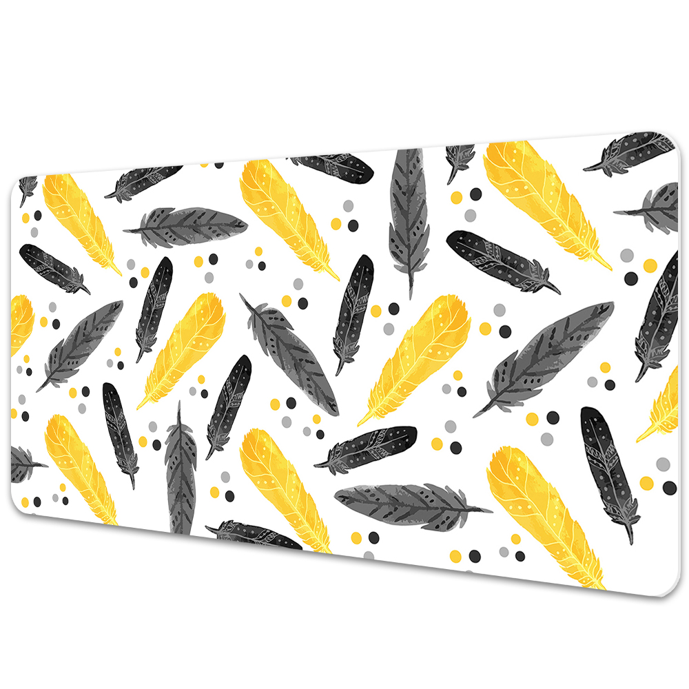 Veľká podložka na stôl Pierka v abstraktnom štýle