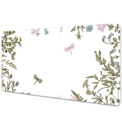 Podložka na stôl Kvetinové a vážkové ornamenty.