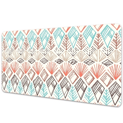 Veľká podložka na stôl Geometrické farebné etno vzory