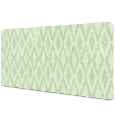 Podložka na písací stôl Zelené vintage kosoštvorce