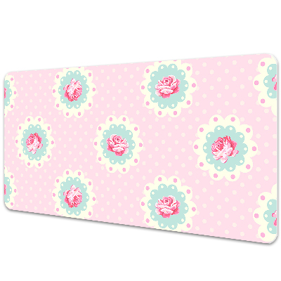 Veľká podložka na stôl Ružový dizajn