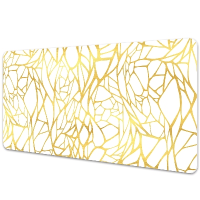 Veľká podložka na stôl Ornament v zlatej farbe