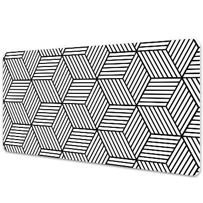 Podložka na stôl Optická ilúzia izometrické kocky.