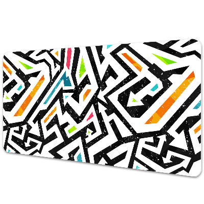 Veľká podložka na stôl Geometrické graffiti