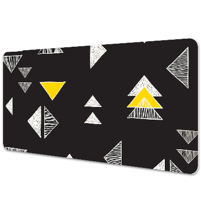Veľká podložka na stôl Kreslené geometrické trojuholníky