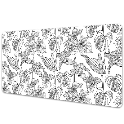 Podložka na písací stôl Kontúry kvetov