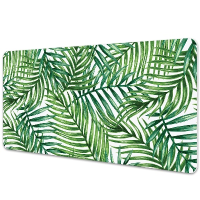 Veľká podložka na stôl Zelené tropické palmové listy.