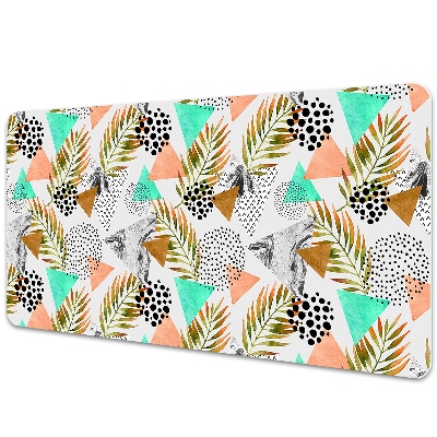 Veľká podložka na stôl Bodky a listy