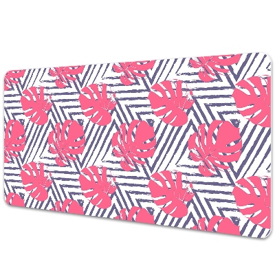 Podložka na stôl Ružové geometrické listy