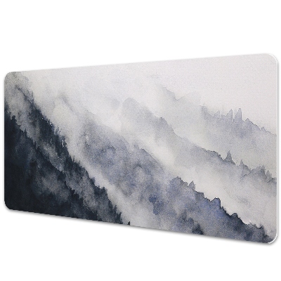 Podložka na písací stôl Horská krajina v hmle
