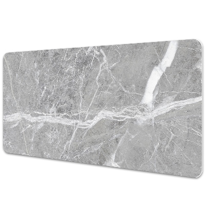 Veľká podložka na stôl Šedá mramorová textúra