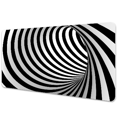 Podložka na stôl Abstraktný vír čiernobiely