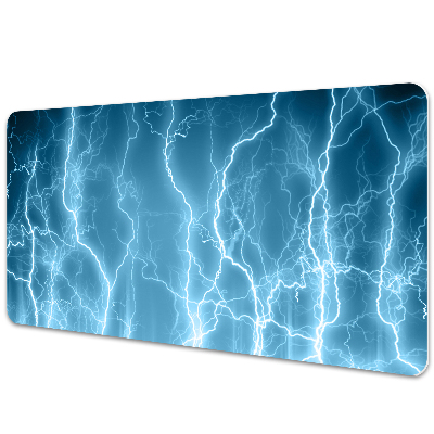 Podložka na stôl Abstraktný modrý blesk