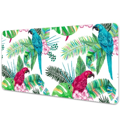 Veľká podložka na stôl Papagáje na nástennej maľbe