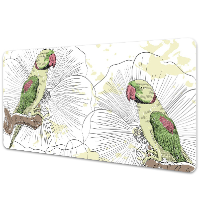 Podložka na písací stôl Exotické papagáje