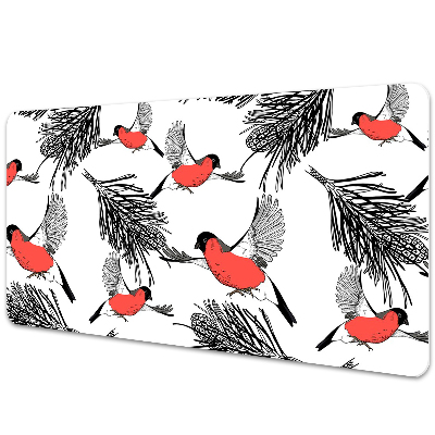 Veľká podložka na stôl Vtáky na stromoch