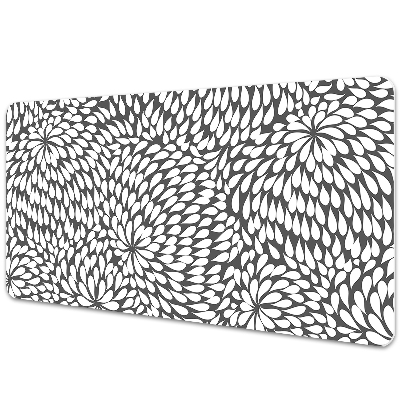 Veľká podložka na stôl Abstraktný čierny kvet