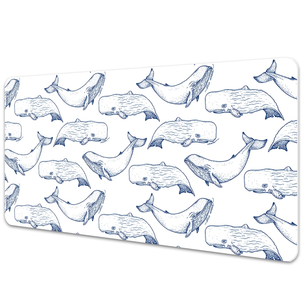 Podložka na stôl Nakreslené veľryby
