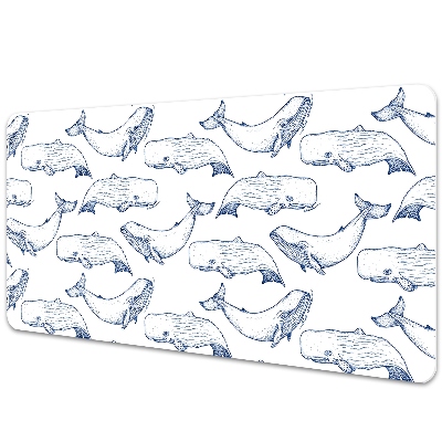 Podložka na stôl Nakreslené veľryby