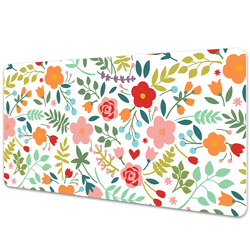 Veľká podložka na stôl Ľudové kvety