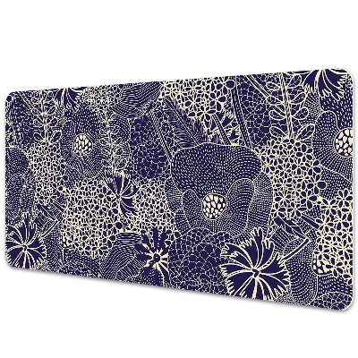 Podložka na stôl Modrý kvetinový vzor