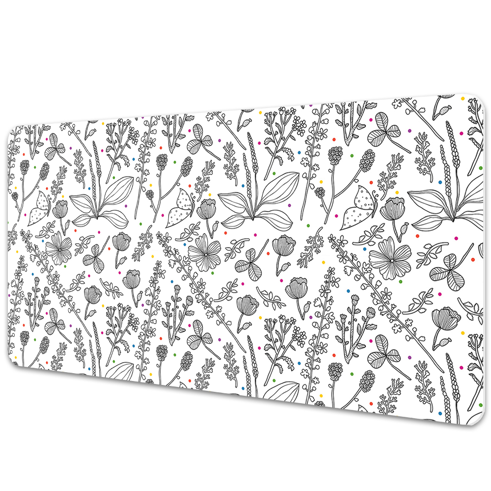 Podložka na písací stôl Kvetinový náčrt