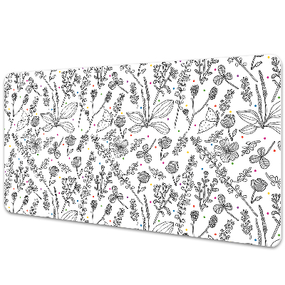 Podložka na písací stôl Kvetinový náčrt