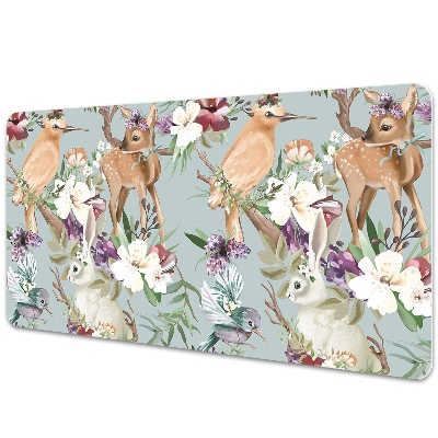 Veľká podložka na stôl Lesná fauna