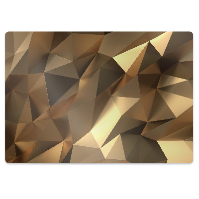 Podložka pod stoličku na podlahu Zlatá fólia