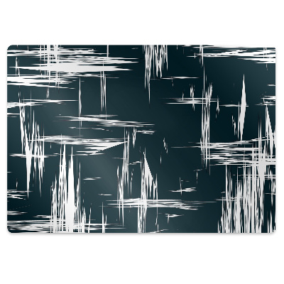 Podložka pod stoličku Biele škrabance