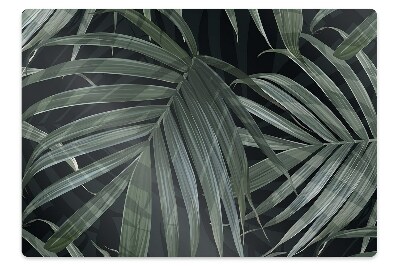 Podložka pod stoličku na podlahu Tmavá monstera