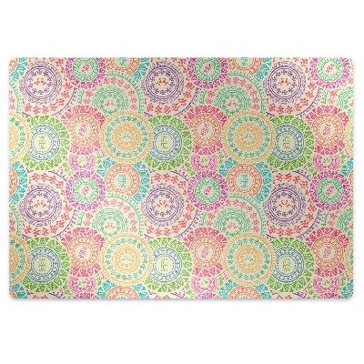 Ochranná podložka pod stoličku Kruhový vzor