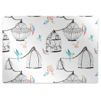 Podložka pod stoličku Vtáčie klietky